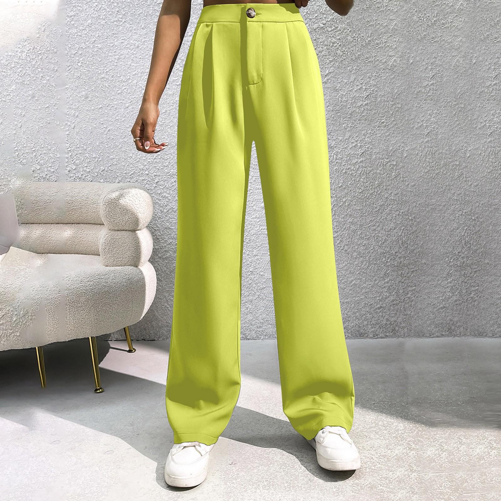 

Женский костюм, широкие брюки, женские, с высокой талией, свободные, прямые, утягивающие, повседневные, для уборки XXL