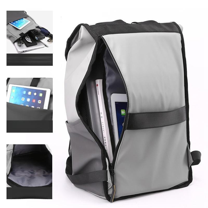 Fashion Men's Backpack High-End Casual Women's Backpack Commuting Waterproof Laptop Bag Travel Lightweight School Bag