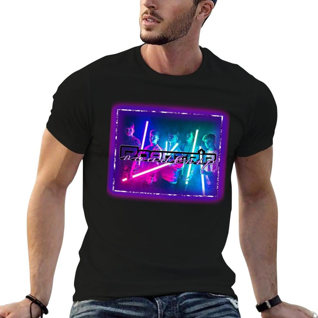 Roadtriptv Neon Lights Logo T-Shirt Quick Dry Fishing T-Shirt