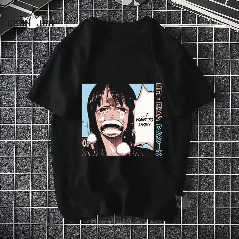 Мужская футболка ONE PIECE Луффи Зоро крутая черная футболка с короткими рукавами в стиле Харадзюку летняя футболка в стиле японского аниме уличная одежда топ 4XL 1209₽