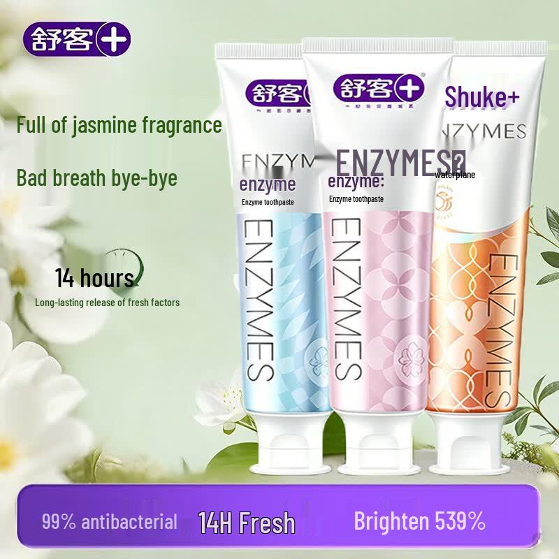 

Saky Enzyme Toothpaste 3-Pack (Cherry Blossom, Peach, Lime)