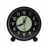 4-inch Metal Luminous Alarm Clock Anti-drop Table Clock Portable Night Light Clock  Study