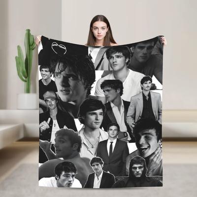 Jacob Elordi Actor Accessories Blanket Super Soft Warm Throw Blankets for Living Room 50x60 Inches Multi-size Bedspread
