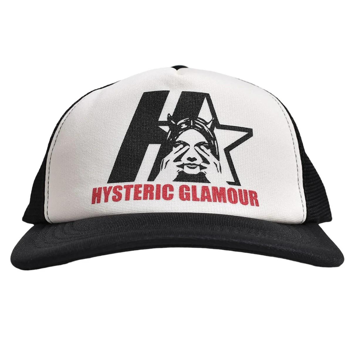HYSTERIC GLAMOUR Star Evil Mesh Cap Black 02243QH02 One-Size