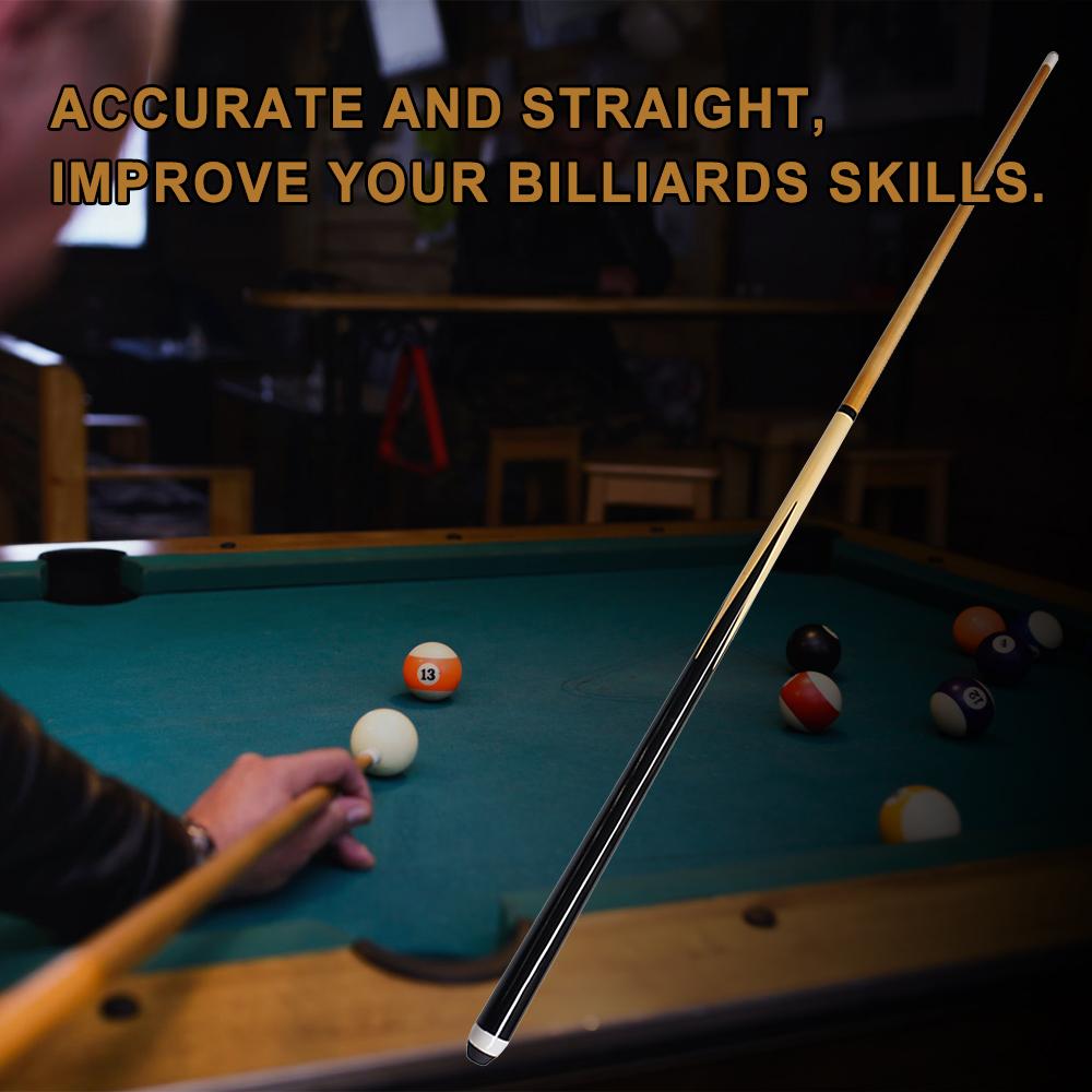 Billiards Cue Children"s/Adult"s Pool Stick Whitewood Rear Fork Design 1/2 Split Suitable for Home