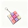 Cute Pastel Keyboard Fidget Keychain Clickable Buttons Fun Stress Relief Toy Ideal Holiday Gift for Kids Adults Office Staff