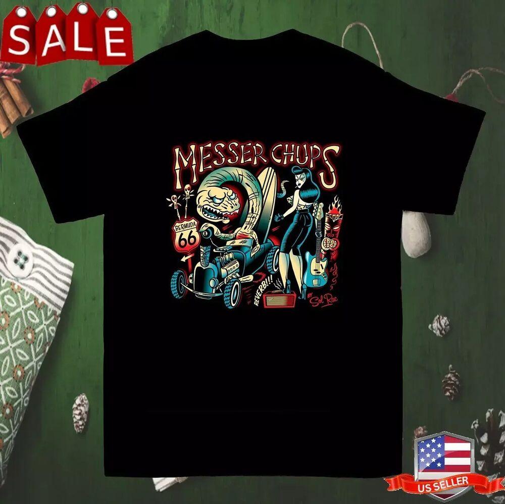 

Messer Chups Band Bermuda 66 T Shirt Full Size S-5XL Unisex T-Shirt XXL
