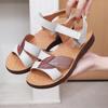 Fashion Genuine Leather Women's Sandals Summer Soft and Comfortable Non-slip Middle-aged and Elderly Mothers' Shoes Sandalias Femininas
