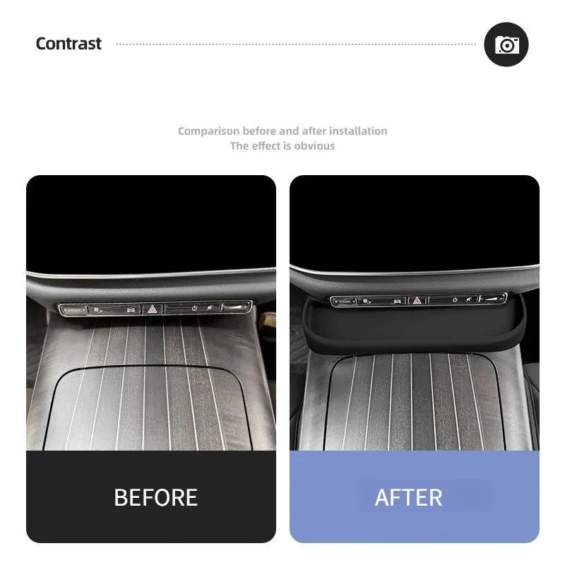 Auto Central Control Storage Box W214 For 24 Mercedes-Benz New E-Class E260L E300L Car Storage Box Car Modification