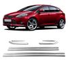 Side Window Trim Strips Stainless Steel Chrome Ford Focus Mk3 20112017