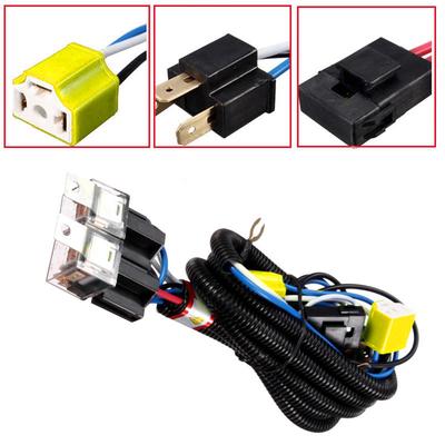 Cablaj de conversie faruri H4/9003, cablaj auto H4, releu, cablaj 2, bec far fix pentru mașină, bec H4 12V