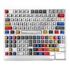 Classic Comic Style 136-Key Mixed Light Keycaps - Original Height for Mechanical Keyboards