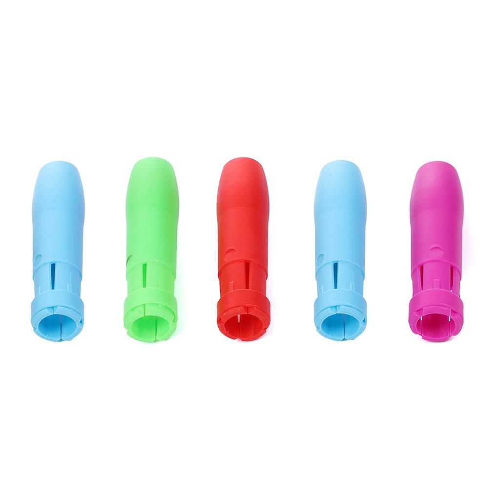 5Pcs Plastic Chalk Holder Adjustable Chalk Extender for Teachers Kids School Office Drawing Board Whiteboard Chalkboard
