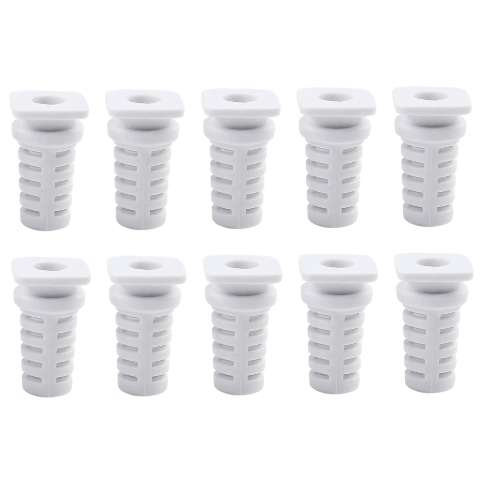 

10X защитный чехол для шнура черный/белый Кабельные муфты для электроинструментов 5mm-white