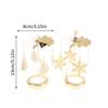 1Pc Metal Hot Rotating Candle Holder Lamp Gold Christmas Candle Holder Home Dining Dinner Party Wedding Party Candle Holder