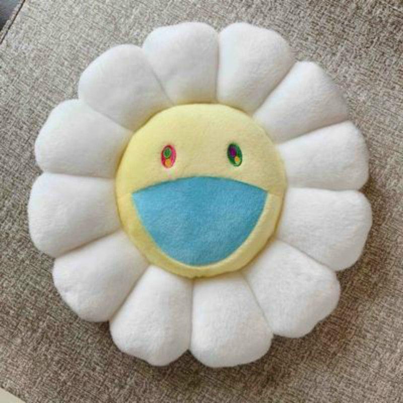 Bright And Colorful 40cm Takashi Murakami Rainbow Flower Pillow Plush For Kids