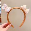Adorable 2024 Cartoon Hair Tie & Plush Headband Set for Women - Cute Hair Accessories & Gift