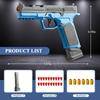 P320 Pistol Gun Soft Bullet Automatic Toy Gun With Blowback Outdoor Sports Shooting Game Christmas Birthday Gift For Kids