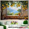 2D Flat 1pc Tree Backdrop Banner - Theme Rustic Style For Party Decor Theme Photo Backdrop 2D Flat