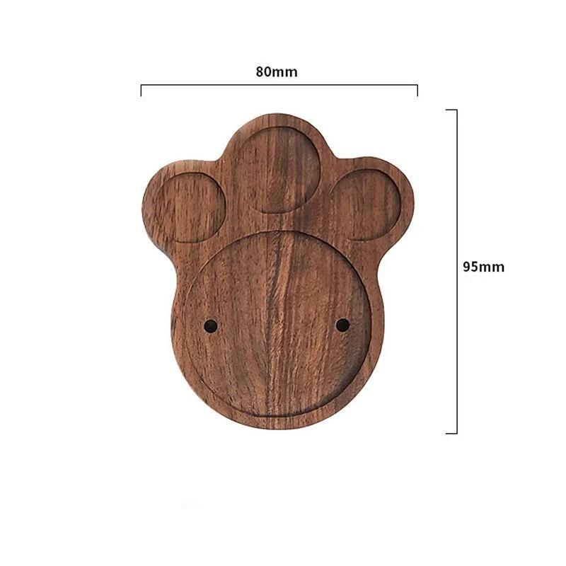 

Горіховий Гачок для Зберігання Кігкішка Кавова Ручка Вішалка Стійка Тримач для Фільтра Унікальний Дизайн Кавові Аксесуари