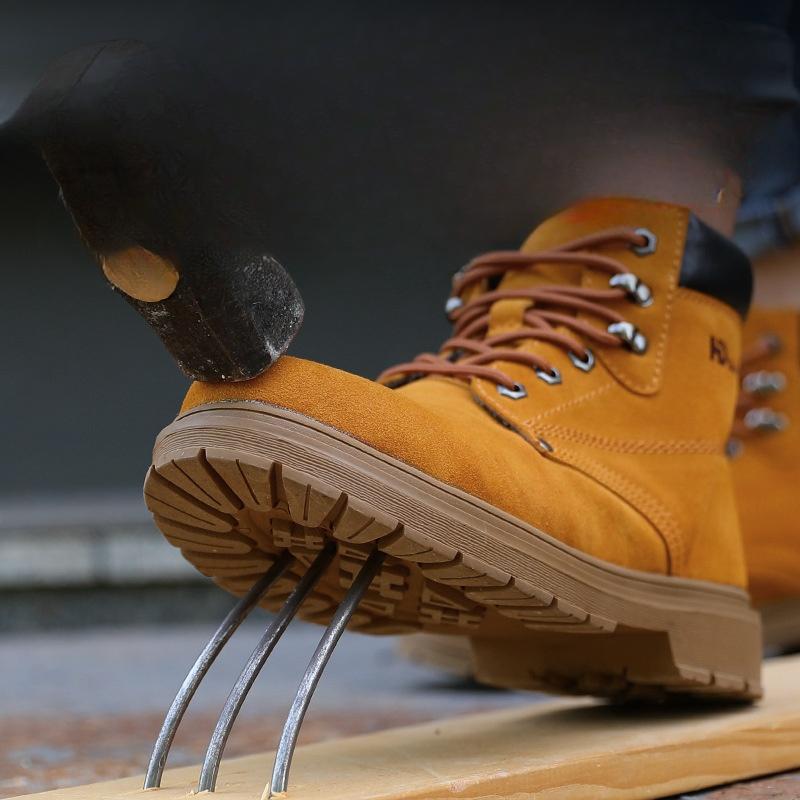 Obuv pro staveniště Útočný štít a ochrana proti bodnutí Lehká staveniště Ocelová tužinka Špičková zimní bezpečnostní obuv pro svářeče