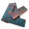 1piece 120x40x8mm C-Tek Resin Material for DIY Knife Handle Material Plate Snake Grain Honeycomb Pattern Knife Handle Patch Material