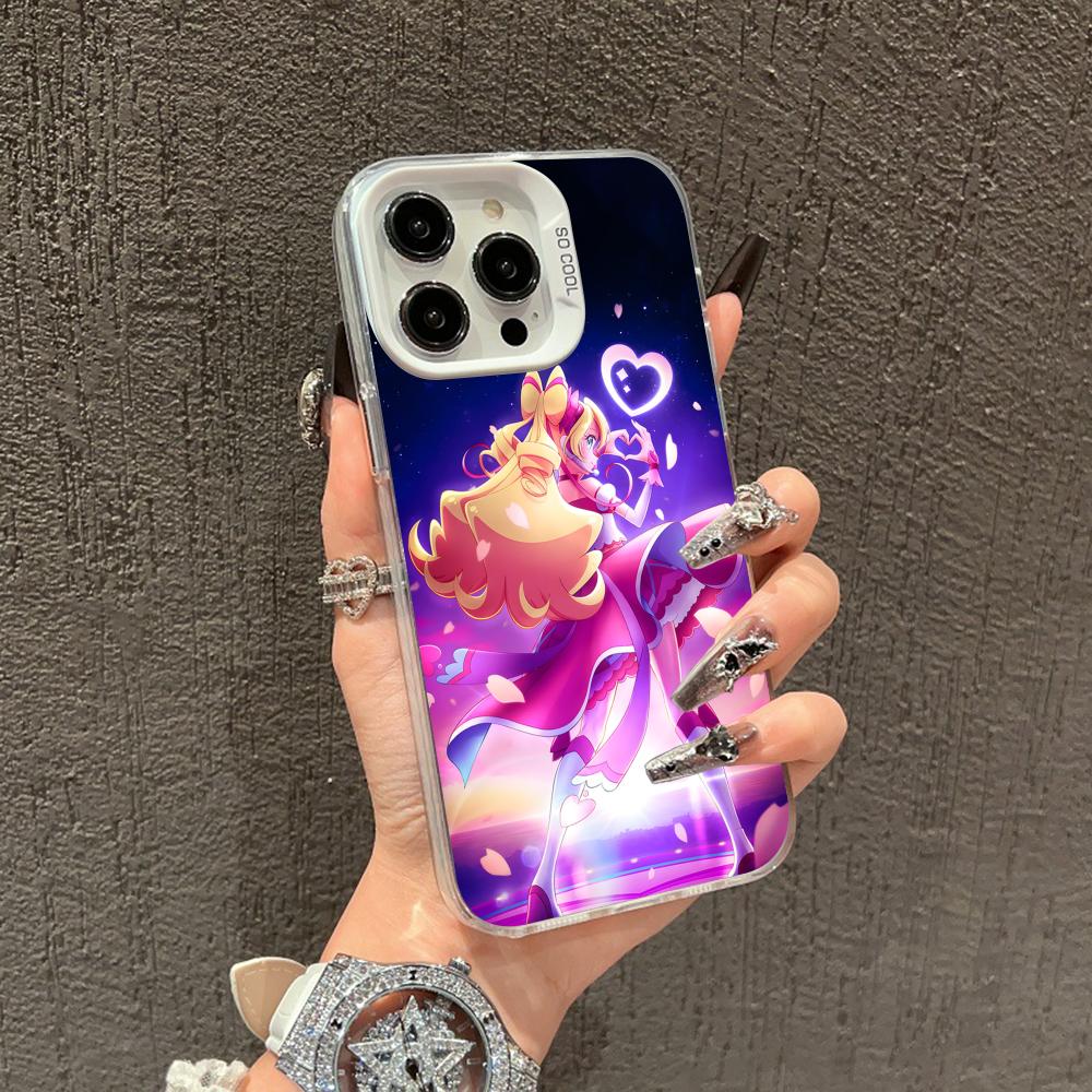 Sakura Uta Cure Idol White Translucent Mobile Phone Case for iPhone 17 16 15 14 13 12 11 X XR XS Air Pro Max Plus Colorful Cover