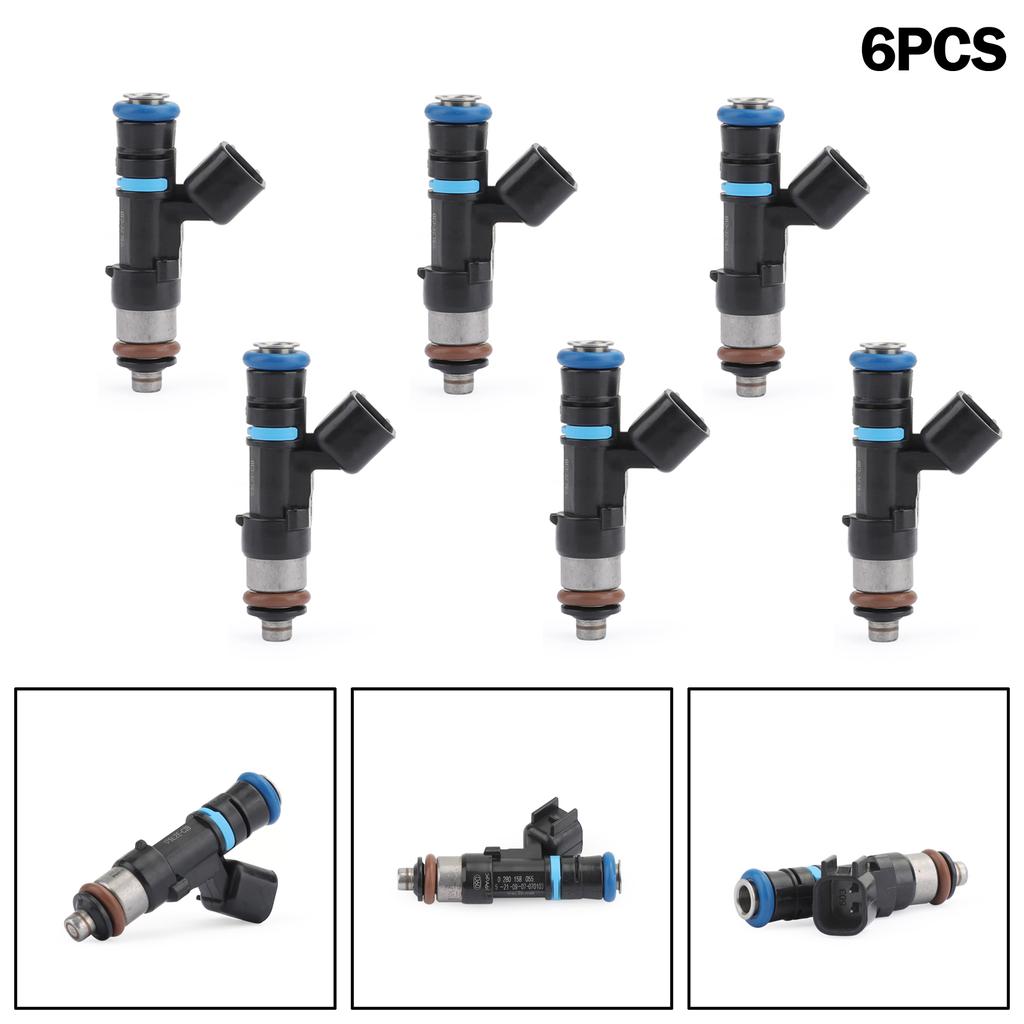6PCS Fuel Injectors 0280158055 Fit for Ford Explorer Ranger Fit for Mazda B4000 4.0L V6