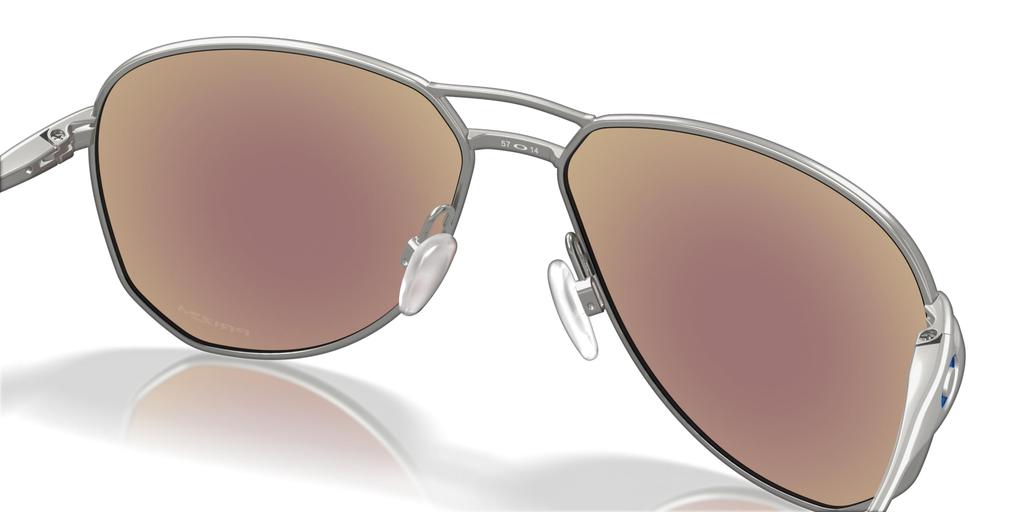 Sunglasses OO4147 SATIN CHROME 57 [Oakley] Men's