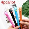 4PCS New Cute Cactus Modeling Gel Pen Student Stationery Novelty Gift School Material Office Stationery