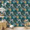 Wallpaper Fashionable colorful tropical leaves for living room and bedroom 50x1000