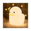 LED Night Light Mini Duck Silicone Sleeping Lamp Touch Sensor Switch USB Charge