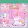 Cute Animal Resin Unicorn Decoration For Girls' Room Home Decor Micro Landscape