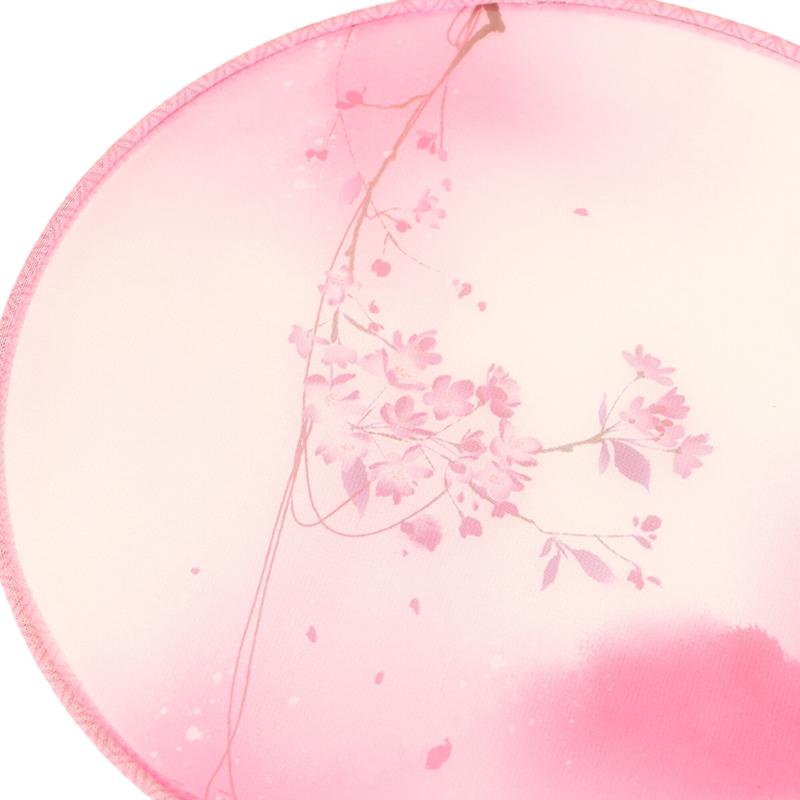 Chinesischer Runder Handfächer Vintage Druck Seidenfächer Antike Quaste Tanzhandfächer Cheongsam Tang Anzug Hochzeitsfeier Accessoires