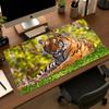 Majestic Tiger Desk Mat Table Mat Pc Accessories Square Mousepad Office Desk Decorating XXL Mouse Pad Keyboard Pad Gaming Setup