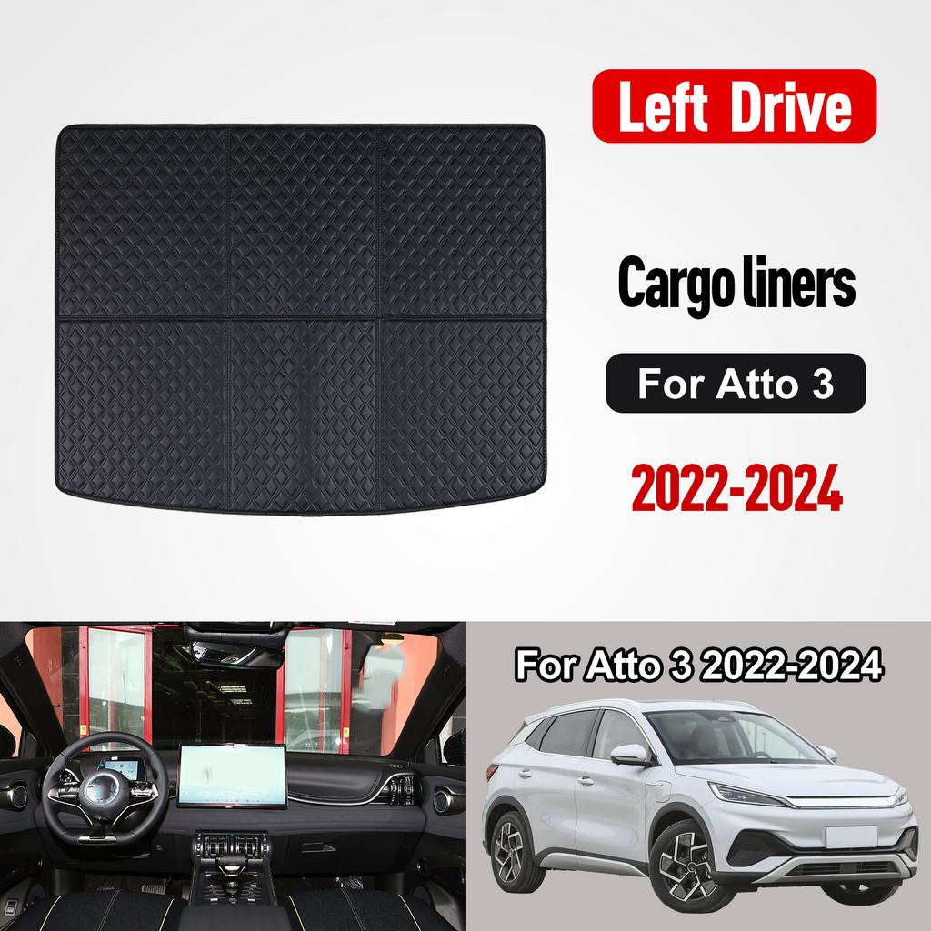 Custom Car Floor Mat for BYD Yuan Plus Atto 3 2022 2023 2024 Carpet Cover Waterproof Non-slip Protector Accessories Parts