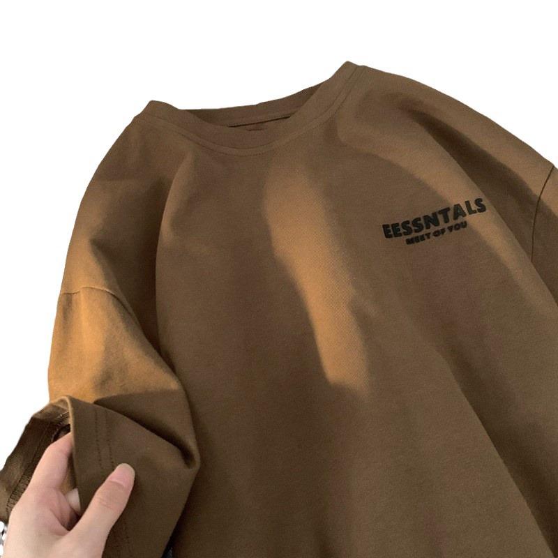 Men's Summer Heavy Cotton Casual Short-Sleeve T-Shirt