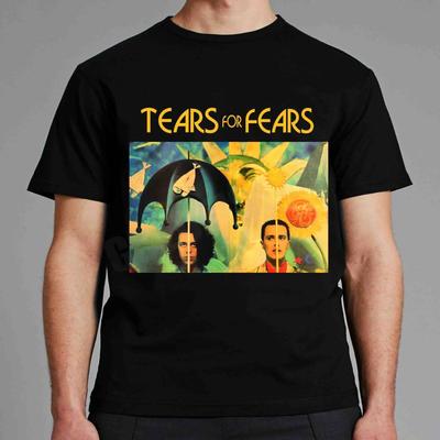 Tears For Fears Band Music Tour Tee Shirt Black Unisex T-Shirt Graphic Tee
