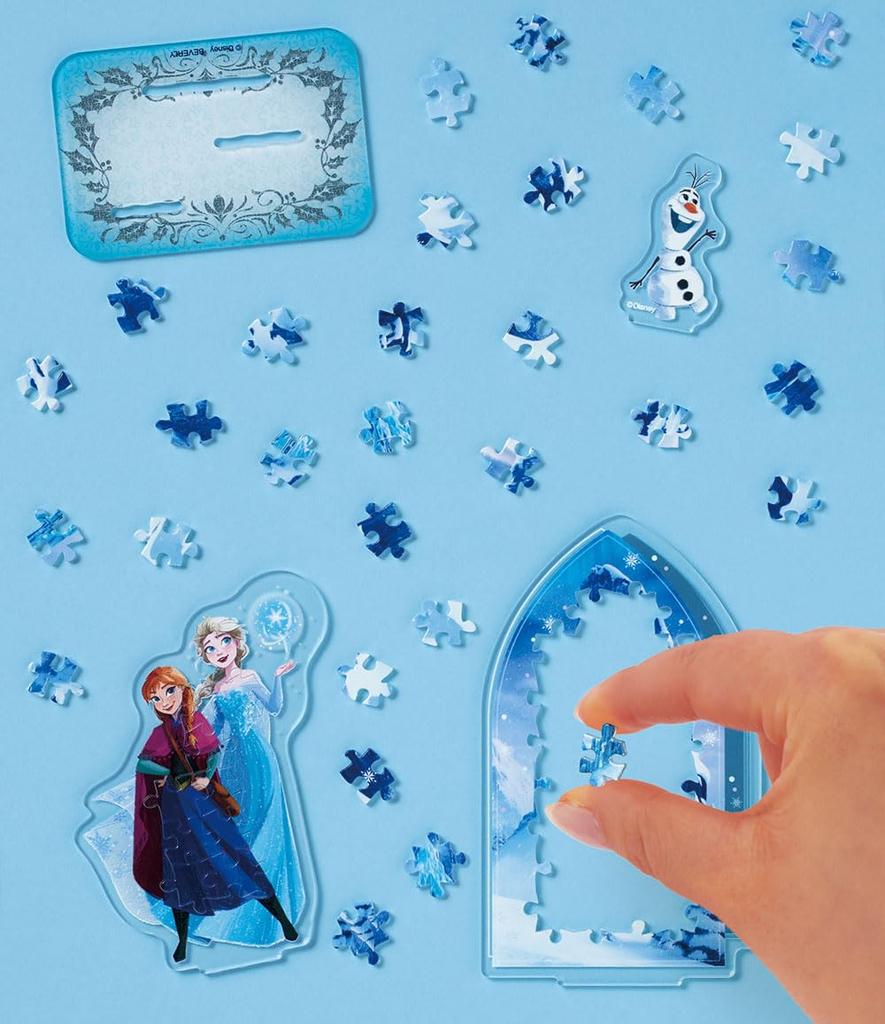 Puzzle x Acrylic Beverly 39 Pieces Disney Acrylic Stand Pop Frozen [Jigsaw Stand]