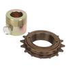 16T Freewheel with 20mm Adapter Replacement Lightweight Easy Installation Flywheel Adapter Kit for