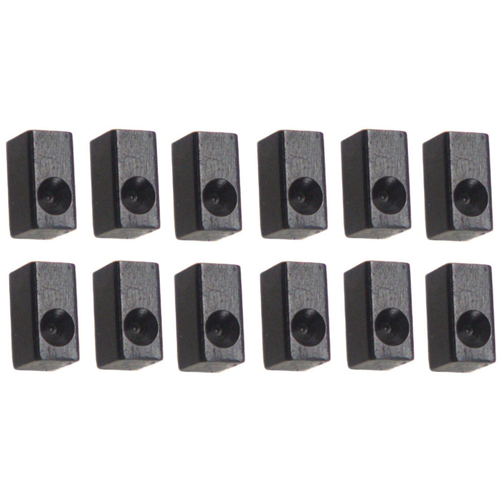 

Classy-12 Pieces Guitar Tremolo Bridge Saddle Clamp Pressure Lock String Insert Metal Block For Electric Guitar Parts чёрный