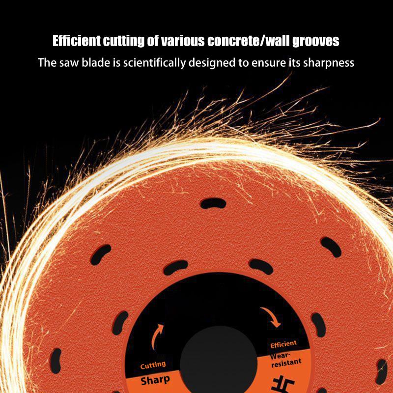 1/2/5Pcs 4Inch 100Mm Cutting Grinding Discs Vacuum Brazed Saw Blade Tile Grinder Blade For Metal Wood Pvc Pipes