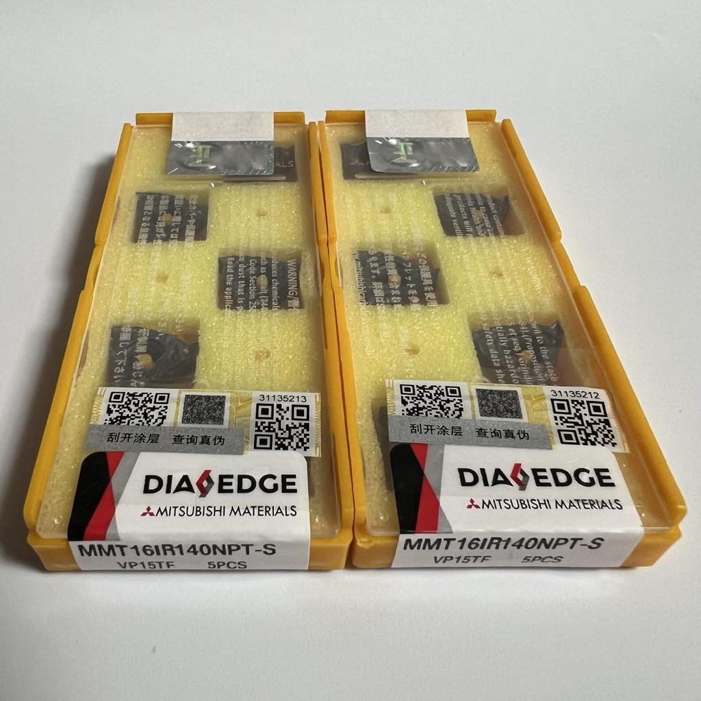 Mitsubishi / MMT16IR140NPT-S VP15TF / Carbide CNC Blade 10 Pcs