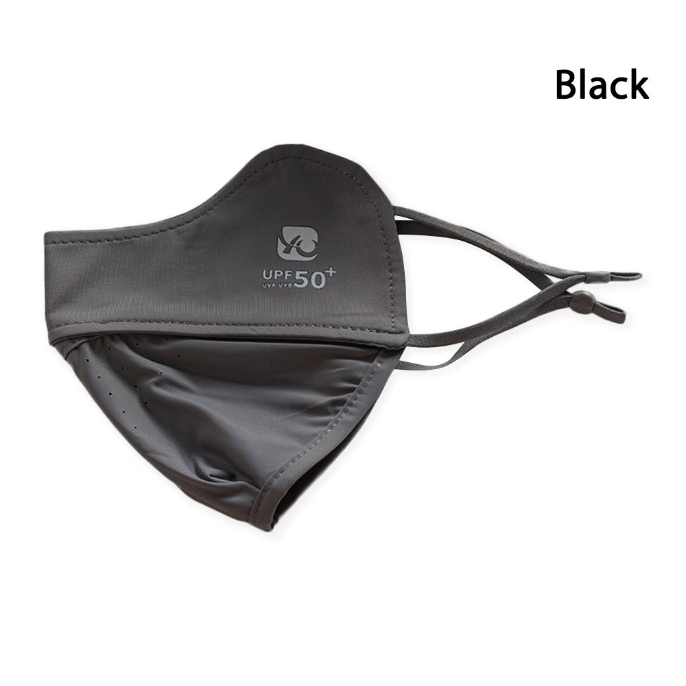 1Pcs Ice Silk Face Mask Anti-UV Summer Sunscreen Mask Durable Face Shield