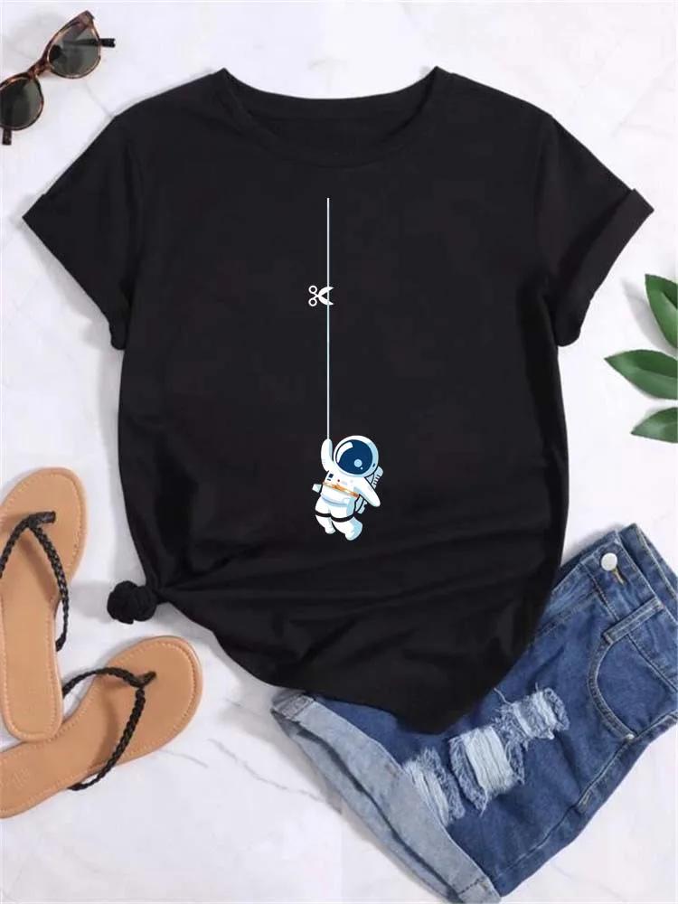 Kids Maycaur T Shirt Unisex Moon Planet Print Fashion Tee Shirts Casual Round Neck Short Sleeve