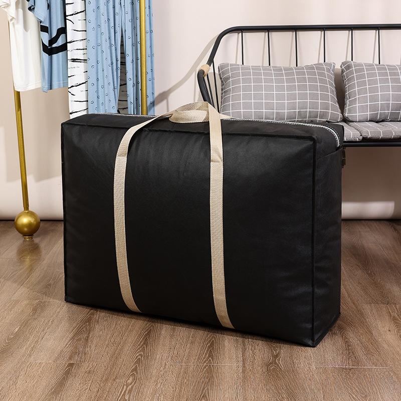 Extra Large Non-Woven Fabric Storage Bag Moisture Proof Moving Bag Quilt Clothes Handheld Bag Household Storage Organizer 48*30*25cm small size