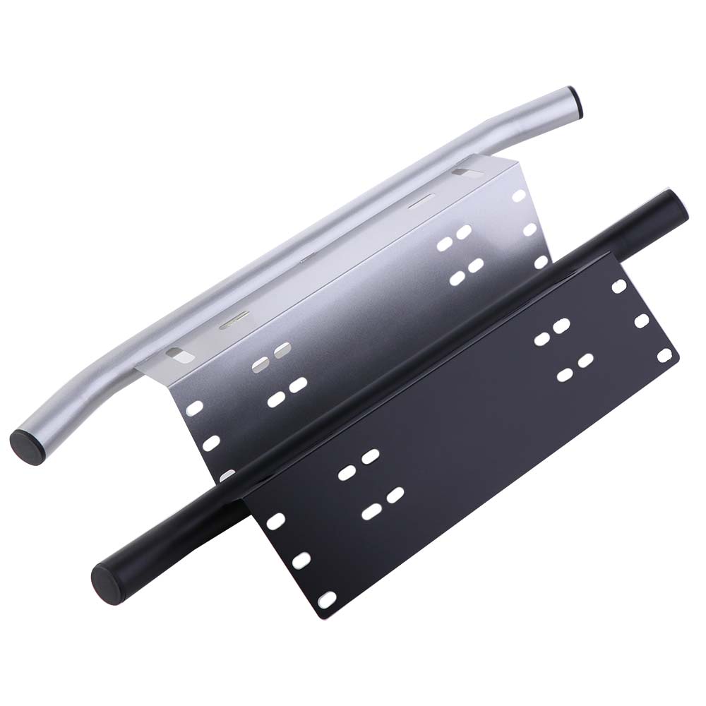 Glossy Surface Registration Plate Holder Waterproof Car License Plate Bracket Universal