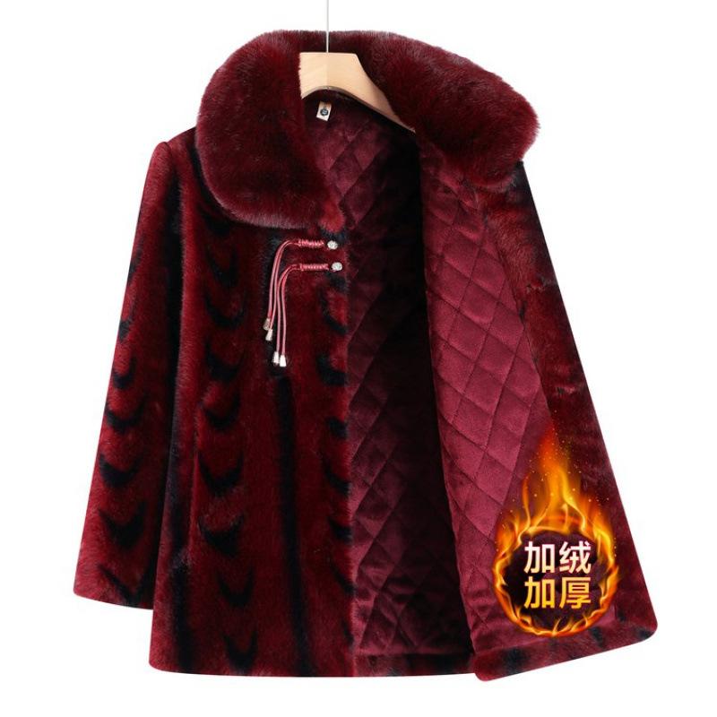 Winter women's clothing imitation leather fur jacket high-end mink velvet coat clothes thickened