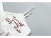 2024 Autumn Women's Urban Chic Solid Lace Bodysuit with Text Accents