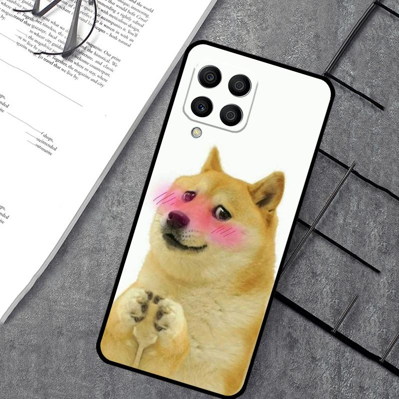 Cheems Doge Meme Funny Doggy Case For Samsung Galaxy M54 M32 M52 M15 M11 M12 M13 M14 M06 M16 M36 M56 M31 M53 M35 M55 M34